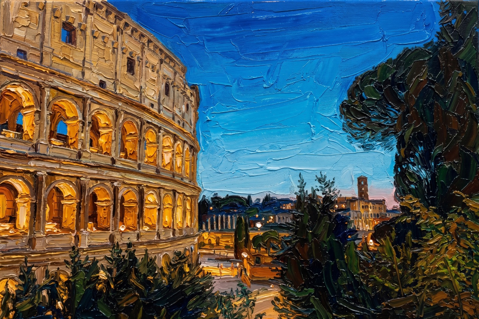 Impasto Wallpaper 